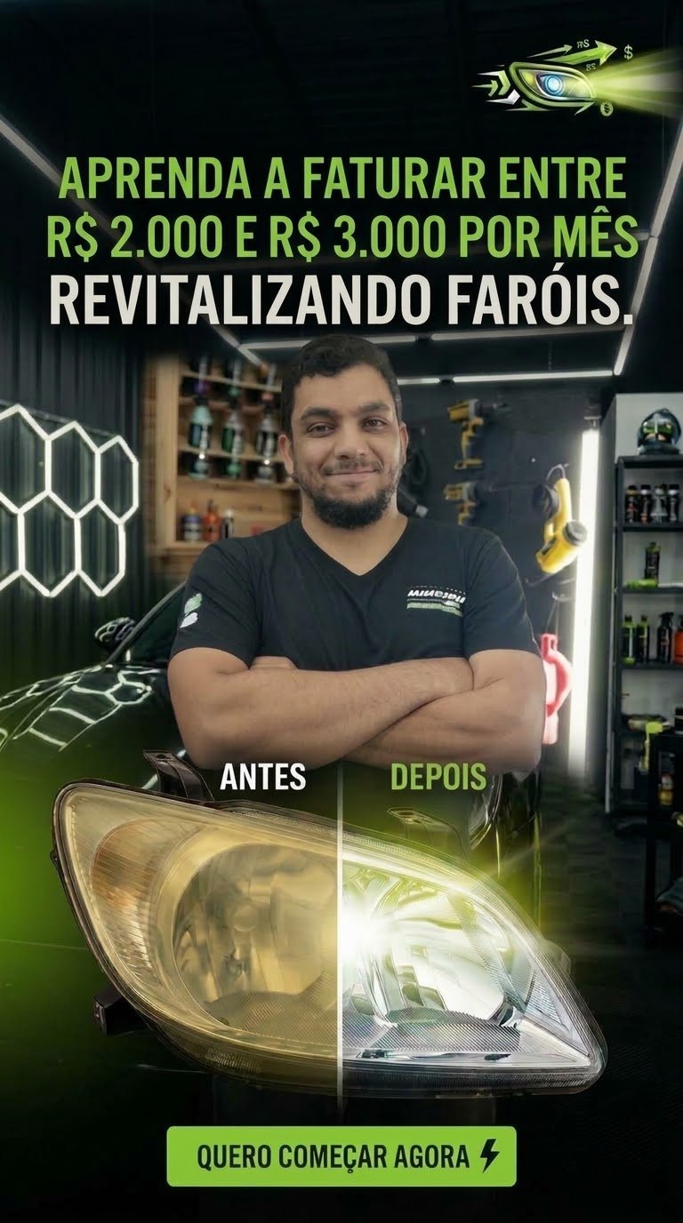 Mineiro — aprenda a faturar revitalizando faróis
